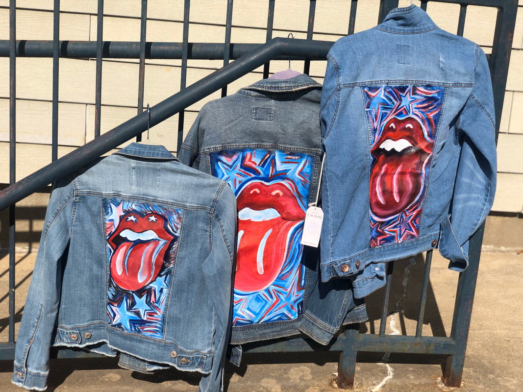 Rolling Stones Jean Jacket