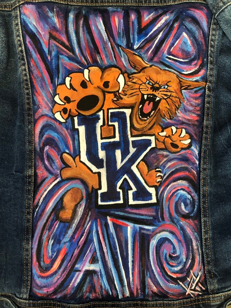 Custom Painted University of Louisville Jean Jacket, My Site