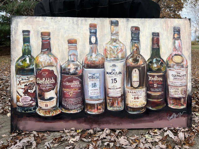 Tuxedo, cat, bourbon, whisky, whiskey, distillery, CANVAS, high quality art