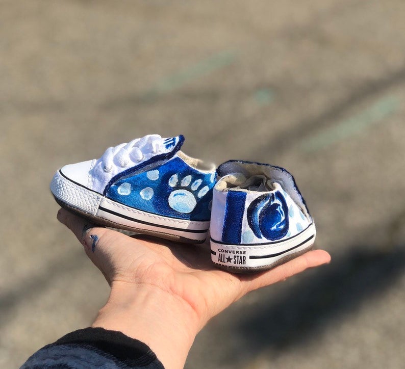 Painted baby shoes sales